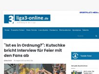 Bild zum Artikel: 'Ist es in Ordnung?': Kutschke bricht Interview für Feier mit den Fans ab