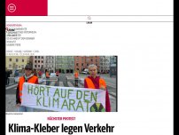 Bild zum Artikel: Klima-Kleber legen Verkehr in Innsbruck lahm