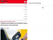 Bild zum Artikel: C02-Preis steigt ab 2024 - Tanken und Heizen wird für Verbraucher teurer als erwartet