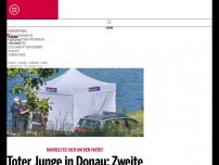 Bild zum Artikel: Toter Junge in Donau: Offenbar zweite Leiche entdeckt