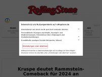 Bild zum Artikel: Kruspe deutet Rammstein-Comeback für 2024 an