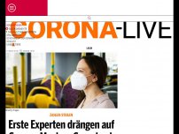 Bild zum Artikel: Erste Experten drängen auf Corona-Masken-Comeback