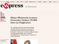 Bild zum Artikel: FPÖ deckt auf: Leonore Gewessler verflog bereits 27 Tonnen CO₂