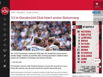 Bild zum Artikel: 3:2 in Osnabrück! Club feiert ersten Saisonsieg