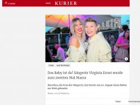 Bild zum Artikel: Das Baby ist da! Sängerin Virginia Ernst wurde zum zweiten Mal Mama