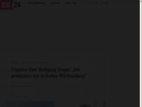 Bild zum Artikel: Trigema-Chef Wolfgang Grupp: „Ich produziere nur in Baden-Württemberg“