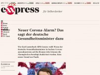 Bild zum Artikel: Neuer Corona-Alarm? Das sagt der deutsche Gesundheitsminister dazu
