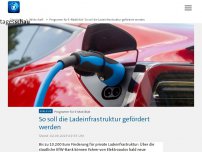 Bild zum Artikel: Programm für E-Mobilität: So soll die Ladeinfrastruktur gefördert werden