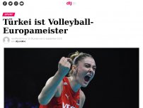 Bild zum Artikel: Türkei ist Volleyball-Europameister