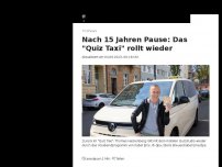 Bild zum Artikel: Nach 15 Jahren Pause: Das 'Quiz Taxi' rollt wieder