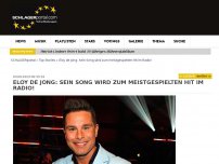 Bild zum Artikel: Eloy de Jong: Sein Song wird zum meistgespielten Hit im Radio!
