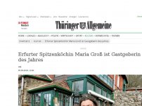 Bild zum Artikel: Erfurter Spitzenköchin Maria Groß ist Gastgeberin des Jahres
