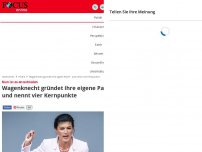 Bild zum Artikel: Nun ist es entschieden - Wagenknecht gründet ihre eigene Partei