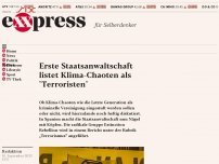 Bild zum Artikel: Erste Staatsanwaltschaft listet Klima-Chaoten als “Terroristen”