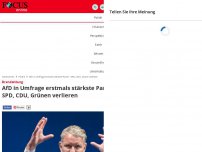Bild zum Artikel: Brandenburg - AfD in Umfrage erstmals stärkste Partei – SPD, CDU, Grünen verlieren