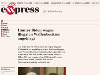 Bild zum Artikel: BREAKING: Hunter Biden wegen illegalen Waffenbesitzes angeklagt