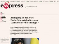 Bild zum Artikel: Aufregung in den USA: Droht Selenskyj mit einem “Aufstand der Flüchtlinge”?