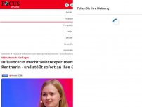 Bild zum Artikel: Abbruch nach vier Tagen - Influencerin macht Selbstexperiment als Rentnerin - und stößt sofort an ihre Grenzen