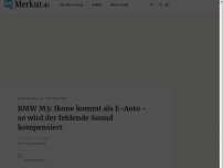 Bild zum Artikel: BMW-Ikone M3 als Elektroauto: So soll der fehlende Motorsound kompensiert werden