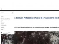 Bild zum Artikel: Elektro-LKW von Tesla im Alltagstest: Das ist die realistische Reichweite