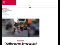 Bild zum Artikel: Pfefferspray-Attacke auf Klima-Kleber