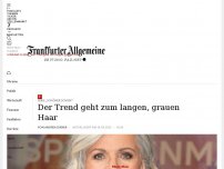 Bild zum Artikel: Schönheit im Alter: Der Trend geht zum langen, grauen Haar