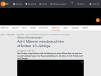 Bild zum Artikel: Acht Männer missbrauchten offenbar 13-Jährige