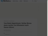 Bild zum Artikel: Von Hotel abgewiesen: Stefan Mross muss nachts 700 Kilometer nach Hause fahren