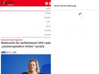 Bild zum Artikel: Vorstoß im Wahlkampf - Faeser will ein Wahlrecht für Geflüchtete