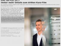 Bild zum Artikel: Immer mehr Details zum dritten Kurz-Film