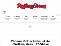 Bild zum Artikel: Thomas Gottschalks letzte „Wetten, dass ..?“-Show: „Meine Generation hat sich erledigt“