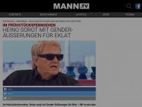 Bild zum Artikel: Heino äußert im TV klare Meinung zum Gendern und sorgt für Eklat