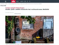 Bild zum Artikel: Tendenz spiegelt Wahlumfragen: Studie: Jeder zwölfte Deutsche hat rechtsextremes Weltbild