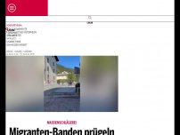 Bild zum Artikel: Migranten-Banden prügeln sich mitten in Zell am See