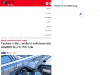 Bild zum Artikel: Wegen russischen Ausfuhrstopps - Tanken in Deutschland soll demnächst deutlich teurer werden