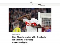 Bild zum Artikel: Das Phantom des VfB: Deshalb ist Serhou Guirassy unverteidigbar