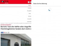 Bild zum Artikel: Statistik manipuliert? - Bericht: Fast die Hälfte aller Angriffe auf Flüchtlingsheime fanden dort nicht statt