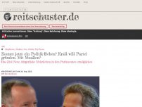 Bild zum Artikel: Kommt jetzt ein Politik-Beben? Krall will Partei gründen. Mit Maaßen?