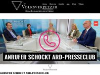 Bild zum Artikel: Anrufer schockt ARD-Presseclub