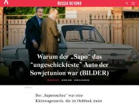 Bild zum Artikel: Warum der „Sapo“ das “ungeschickteste” Auto der Sowjetunion war (BILDER)