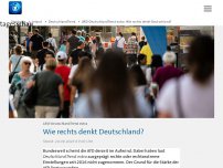 Bild zum Artikel: ARD-DeutschlandTrend extra: Wie rechts denkt Deutschland?