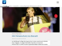Bild zum Artikel: Grüne vor Bayernwahl: Mit Polizeischutz ins Bierzelt