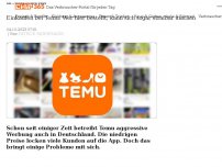Bild zum Artikel: Einkaufen bei Temu: Wer hier bestellt, kann sich sogar strafbar machen