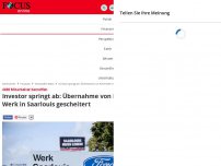 Bild zum Artikel: 4400 Mitarbeiter betroffen - Investor springt ab: Übernahme von Ford-Werk in Saarlouis gescheitert