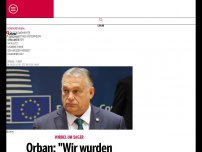 Bild zum Artikel: Orban zu Migration: 'Wir wurden rechtlich vergewaltigt'