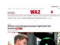 Bild zum Artikel: Verkehr: Wittens erste Bergmannsampel regelt jetzt den Verkehr