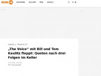 Bild zum Artikel: „The Voice“ mit Bill und Tom Kaulitz floppt: Quoten nach drei Folgen im Keller