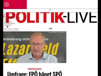 Bild zum Artikel: Umfrage: FPÖ hängt SPÖ und ÖVP ab
