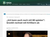 Bild zum Artikel: „Ich kann auch noch mit 80 spielen“: Gronkh rechnet mit Kritikern ab