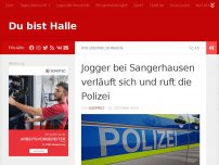Bild zum Artikel: Jogger bei Sangerhausen verläuft sich und ruft die Polizei